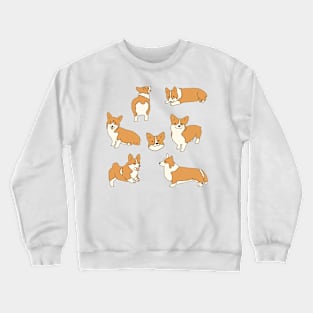 Corgi illustration pack Crewneck Sweatshirt